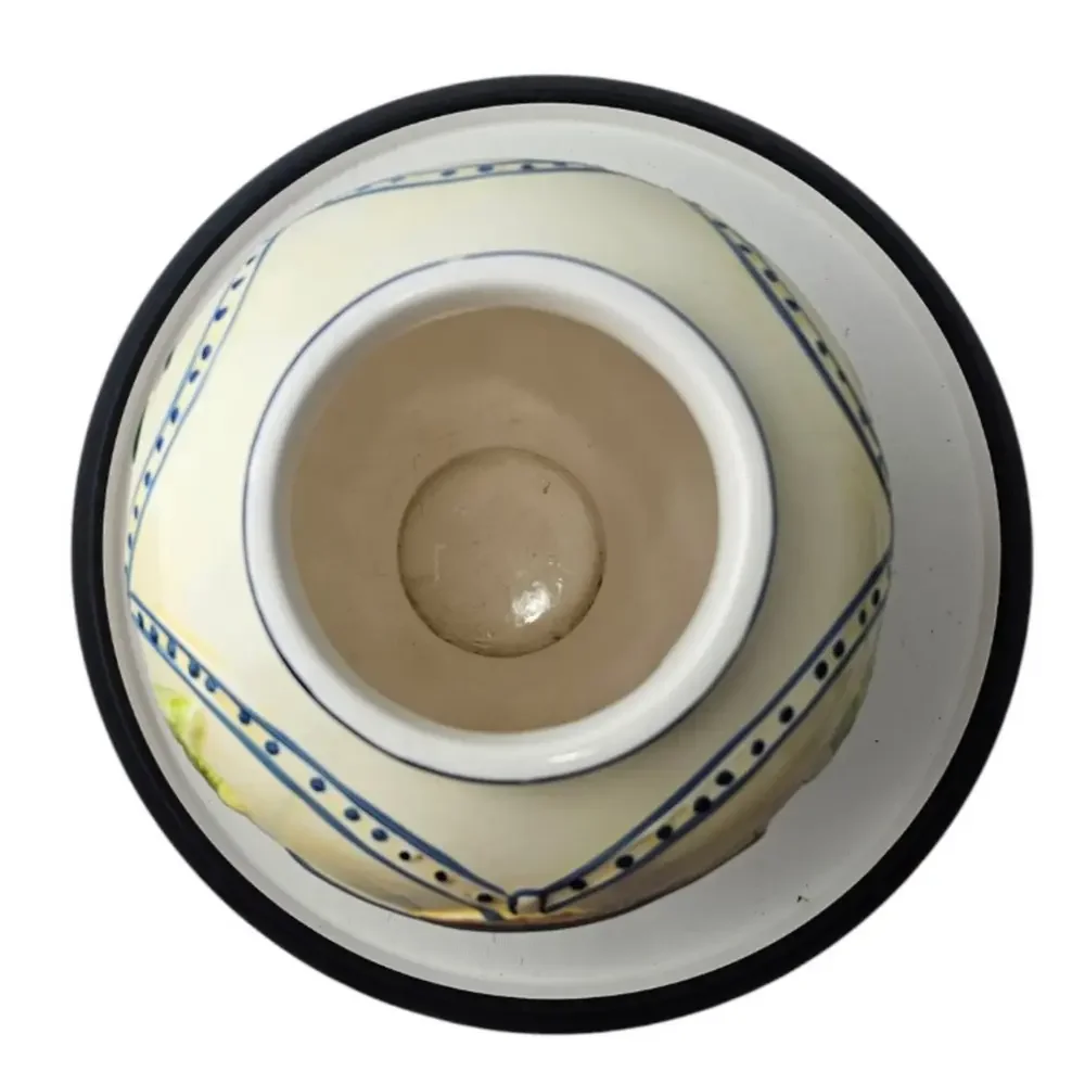 Nonni's Biscotti Fruit Motif Cookie Jar no Lid Replacement Part Hand‎ Painted
